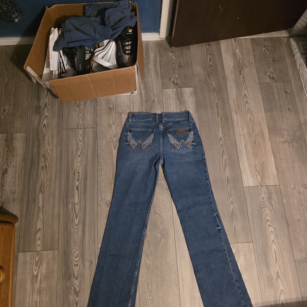 Wrangler Women's Dark Blue Boot Cut Jeans